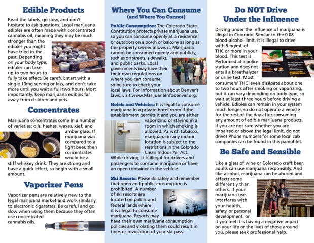 Colorado Legalization Brochure Page 2